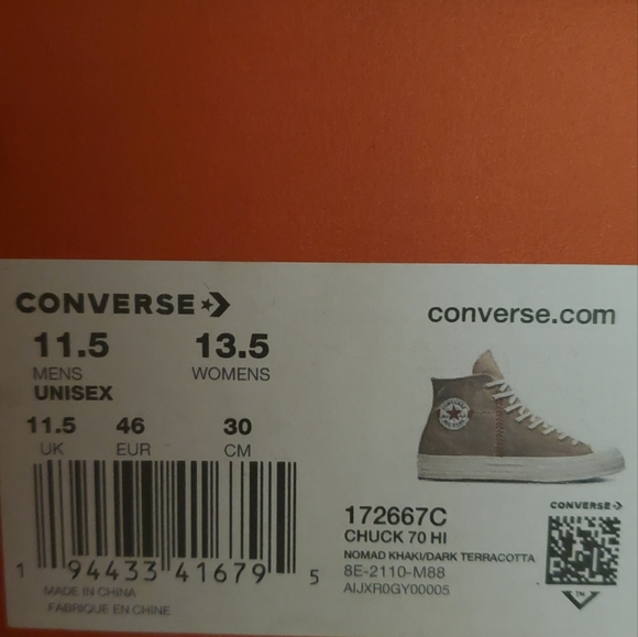 Converse Chuck 70 Hi Unisex 172667C - Picture 11 of 11